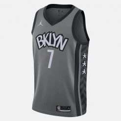 Jordan NBA Kevin Durant Brooklyn Nets Statement Edition 2020 Men's Jersey DARK STEEL GREY/BLACK/DURANT KEVIN