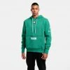 Nike NBA Boston Celtics Courtside Fleece Ανδρική Μπλούζα με Κουκούλα CLOVER -Lifestyle Ρούχα Εκπτώσεις nike bos m nk flc po cts