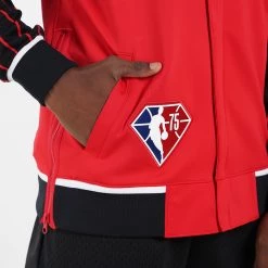 Nike NBA Chicago Bulls Showtime City Edition Ανδρική Ζακέτα UNIVERSITY RED/BLACK/WHITE -Lifestyle Ρούχα Εκπτώσεις nike chi m nk df shwtm ls jkt mmt 5