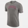Nike NBA Chicago Bulls Ανδρικό Tshirt DK GREY HEATHER -Lifestyle Ρούχα Εκπτώσεις nike chi m nk es ce logo tee