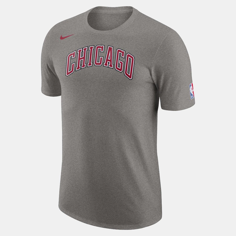 Nike NBA Chicago Bulls Ανδρικό Tshirt DK GREY HEATHER 3 Nike NBA Chicago Bulls Ανδρικό Tshirt DK GREY HEATHER