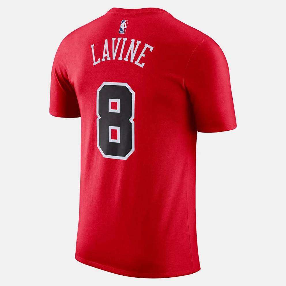 Nike NBA Chicago Bulls Zach LaVine Ανδρικό T-Shirt UNIVERSITY RED/LAVINE ZACH 4 Nike NBA Chicago Bulls Zach LaVine Ανδρικό T-Shirt UNIVERSITY RED/LAVINE ZACH - Image 2
