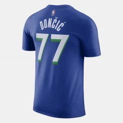 Nike NBA Dallas Maverics Luka Doncic Ανδρικό T-Shirt RUSH BLUE/DONCIC LUKA -Lifestyle Ρούχα Εκπτώσεις nike dal m nk es ce nn tee 1