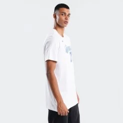 Nike NBA Luka Doncic Dallas Mavericks Ανδρικό T-Shirt WHITE/DONCIC LUKA -Lifestyle Ρούχα Εκπτώσεις nike dal m nk es mmt nn ss tee 2