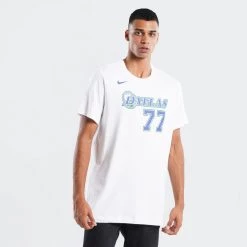 Nike NBA Luka Doncic Dallas Mavericks Ανδρικό T-Shirt WHITE/DONCIC LUKA