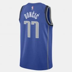 Nike NBA Luka Doncic Dallas Mavericks Icon Edition Men's Jersey GAME ROYAL/COLLEGE NAVY/DONCIC LUKA -Lifestyle Ρούχα Εκπτώσεις nike dal m swgmn jsy icon 20 1