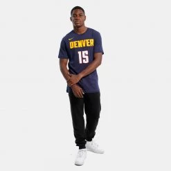 Nike NBA Denver Nuggers Nikola Jokic Ανδρικό T-Shirt COLLEGE NAVY/JOKIC NIKOLA -Lifestyle Ρούχα Εκπτώσεις nike den m nk es nn ss tee 3