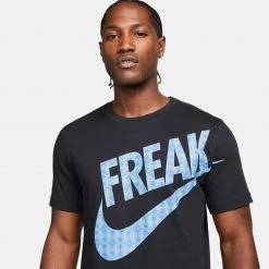 Nike Dri-FIT Giannis "Freak" Ανδρικό T-Shirt Black -Lifestyle Ρούχα Εκπτώσεις nike ga m nk df tee 7