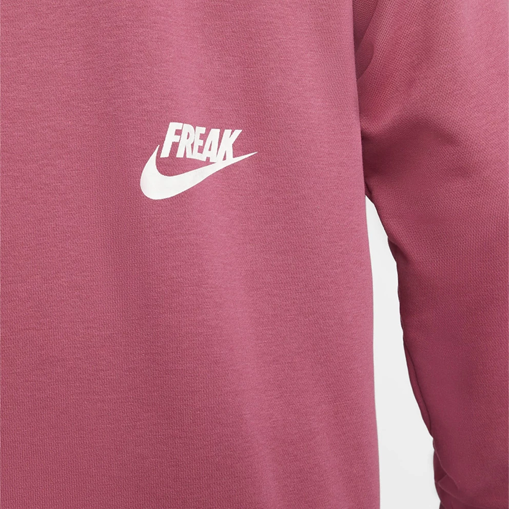 Nike Giannis Ανδρική Μπλούζα με Κουκούλα SWEET BEET/SAIL 5 Nike Giannis Ανδρική Μπλούζα με Κουκούλα SWEET BEET/SAIL - Image 3