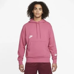 Nike Giannis Ανδρική Μπλούζα με Κουκούλα SWEET BEET/SAIL