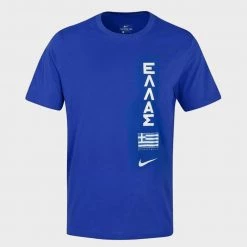 Nike 2022 Greece Limited Edition Ανδρικό T-shirt GAME ROYAL