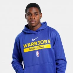 Nike Dri-FIT NBA Golden State Warriors Spotlight Ανδρική Μπλούζα με Κουκούλα RUSH BLUE 8 Nike Dri-FIT NBA Golden State Warriors Spotlight Ανδρική Μπλούζα με Κουκούλα RUSH BLUE -Lifestyle Ρούχα Εκπτώσεις nike gsw m nk df spotlight po hd 2