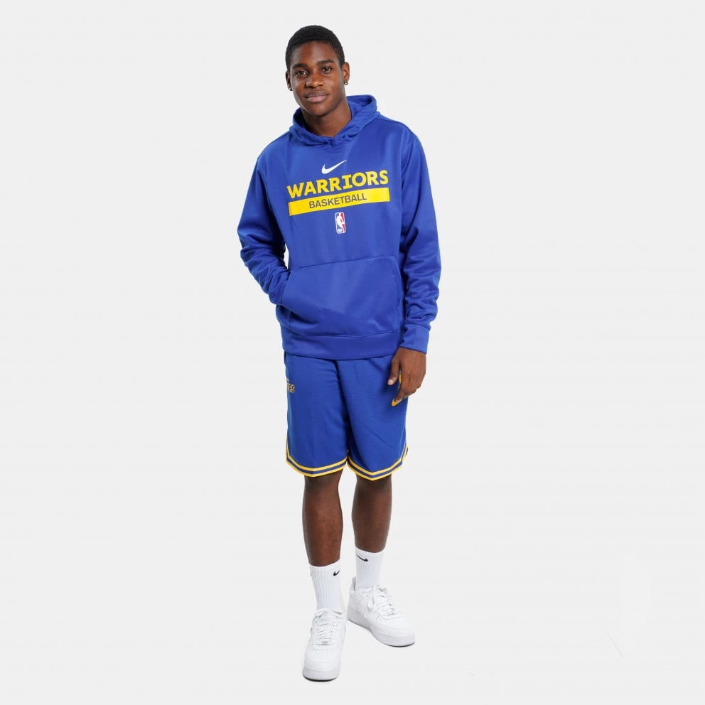Nike Dri-FIT NBA Golden State Warriors Spotlight Ανδρική Μπλούζα με Κουκούλα RUSH BLUE 6 Nike Dri-FIT NBA Golden State Warriors Spotlight Ανδρική Μπλούζα με Κουκούλα RUSH BLUE - Image 4