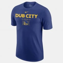 Nike NBA Golden State Warriors Ανδρικό T-Shirt RUSH BLUE
