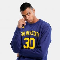 Jordan NBA Golden State Wwarriors Stephen Curry Ανδρική Μπλούζα Φούτερ LOYAL BLUE/CURRY STEPHEN 8 Jordan NBA Golden State Wwarriors Stephen Curry Ανδρική Μπλούζα Φούτερ LOYAL BLUE/CURRY STEPHEN -Lifestyle Ρούχα Εκπτώσεις nike gsw m nk flc crew nn cts st 2