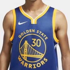 Nike NBA Stephen Curry Golden State Warriors Icon Edition Men's Jersey RUSH BLUE/WHITE/AMARILLO/CURRY STEPHEN -Lifestyle Ρούχα Εκπτώσεις nike gsw m swgmn jsy icon 20 2