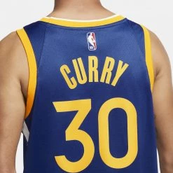 Nike NBA Stephen Curry Golden State Warriors Icon Edition Men's Jersey RUSH BLUE/WHITE/AMARILLO/CURRY STEPHEN -Lifestyle Ρούχα Εκπτώσεις nike gsw m swgmn jsy icon 20 3