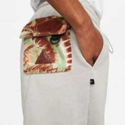 Nike Fleece Ανδρικό Παντελόνι Φόρμας COBBLESTONE/LIGHT MENTA/ORANGE TRANCE -Lifestyle Ρούχα Εκπτώσεις nike ki m nk fleece pant 13