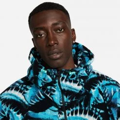 Nike Air Dri-FIT Ανδρική Ζακέτα DK MARINA BLUE/LIGHT MENTA/LASER BLUE -Lifestyle Ρούχα Εκπτώσεις nike ki m nk hoodie fz 10