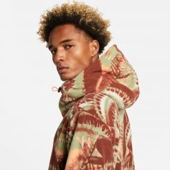 Nike Air Dri-FIT Ανδρική Ζακέτα OXEN BROWN/ORANGE TRANCE/ORANGE TRANCE -Lifestyle Ρούχα Εκπτώσεις nike ki m nk hoodie fz 3