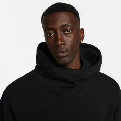 Nike Basketball Kyrie Ανδρική Μπλούζα με Κουκούλα BLACK/BLACK/WHITE -Lifestyle Ρούχα Εκπτώσεις nike ki m nk hoodie po 17