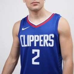 Nike NBA Kawhi Leonard Los Angeles Clippers Icon Edition Men's Jersey RUSH BLUE/WHITE/LEONARD KAWHI -Lifestyle Ρούχα Εκπτώσεις nike lac m swgmn jsy icon 20 4
