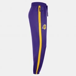 Nike Dri-FIT NBA Los Angeles Lakers Showtime Ανδρικό Παντελόνι Φόρμας FIELD PURPLE/AMARILLO/WHITE -Lifestyle Ρούχα Εκπτώσεις nike lal m nk df shwtm pnt 2