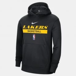 Nike Dri-FIT NBA Los Angeles Lakers Spotlight Ανδρική Μπλούζα με Κουκούλα BLACK