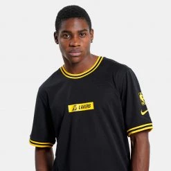 Nike Lal M Nk Df Ss Dna Cts BLACK/AMARILLO/AMARILLO -Lifestyle Ρούχα Εκπτώσεις nike lal m nk df ss dna cts 2