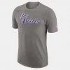 Nike NBA Los Angeles Lakers Ανδρικό Tshirt DK GREY HEATHER
