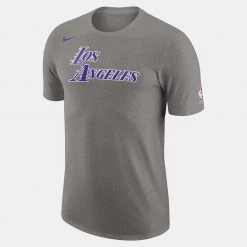 Nike NBA Los Angeles Lakers Ανδρικό Tshirt DK GREY HEATHER