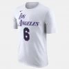 Nike NBA Los Angeles Lakers Lebron James Ανδρικό T-Shirt WHITE/JAMES LEBRON 1 Nike NBA Los Angeles Lakers Lebron James Ανδρικό T-Shirt WHITE/JAMES LEBRON -Lifestyle Ρούχα Εκπτώσεις nike lal m nk es ce nn tee