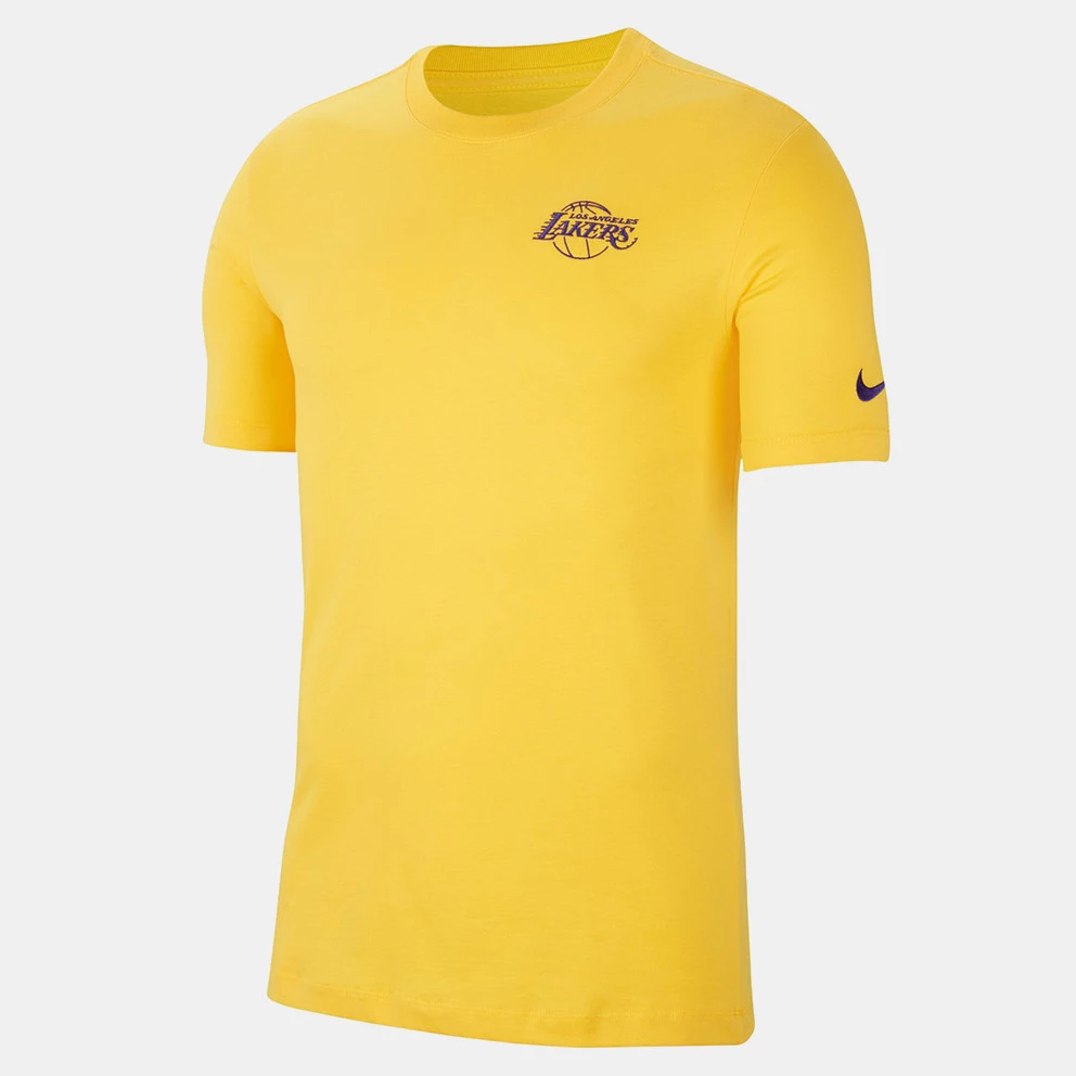 Nike Los Angeles Lakers Ανδρικό T-Shirt AMARILLO 3 Nike Los Angeles Lakers Ανδρικό T-Shirt AMARILLO
