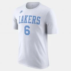 Nike NBA Los Angeles Lakers LeBron James Ανδρικό T-shirt WHITE/JAMES LEBRON