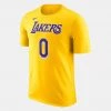Nike Lakers NBA Anthony Davis Ανδρικό T-shirt AMARILLO/WESTBROOK RSSLL -Lifestyle Ρούχα Εκπτώσεις nike lal m nk es nn ss tee