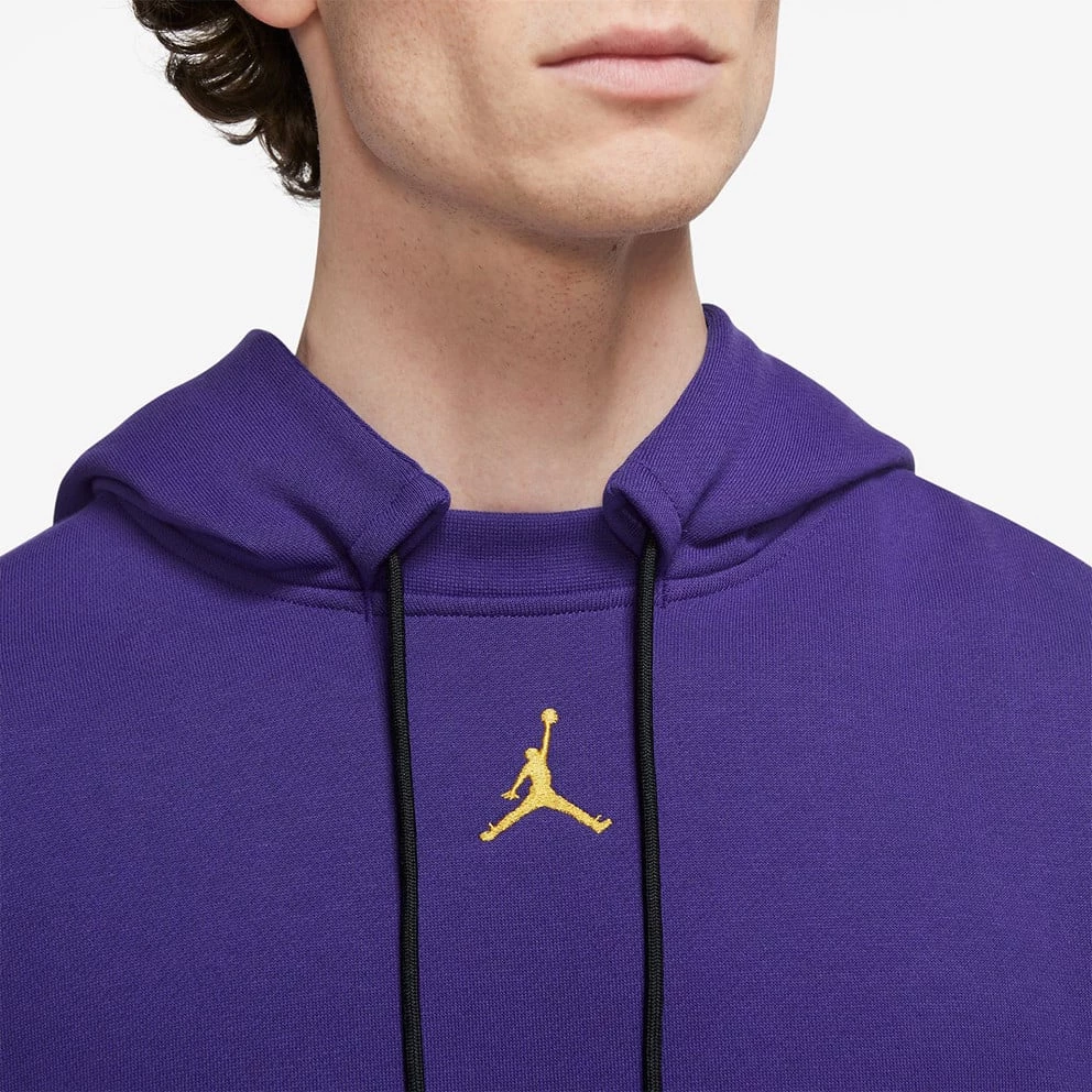 Jordan NBA Los Angeles Lakers Fleece Ανδρική Μπλούζα με Κουκούλα FIELD PURPLE 5 Jordan NBA Los Angeles Lakers Fleece Ανδρική Μπλούζα με Κουκούλα FIELD PURPLE - Image 3