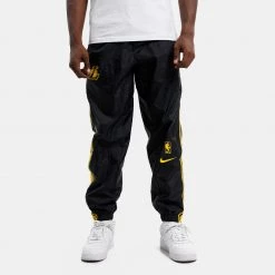 Nike Lakers Ανδρικό Παντελόνι Φόρμας BLACK/AMARILLO/BLACK/AMARILLO -Lifestyle Ρούχα Εκπτώσεις nike lal m nk trkst pant cts 4