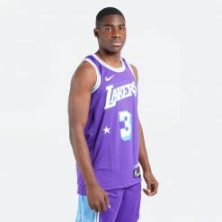 Nike Dri-FIT NBA Anthony Davis Los Angeles Lakers City Edition Swingman Ανδρική Φανέλα Μπάσκετ FIELD PURPLE/DAVIS ANTHONY -Lifestyle Ρούχα Εκπτώσεις nike lal mnk df swgmn jsy mmt 21 2