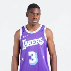 Nike Dri-FIT NBA Anthony Davis Los Angeles Lakers City Edition Swingman Ανδρική Φανέλα Μπάσκετ FIELD PURPLE/DAVIS ANTHONY -Lifestyle Ρούχα Εκπτώσεις nike lal mnk df swgmn jsy mmt 21 3