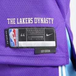 Nike Dri-FIT NBA Anthony Davis Los Angeles Lakers City Edition Swingman Ανδρική Φανέλα Μπάσκετ FIELD PURPLE/DAVIS ANTHONY -Lifestyle Ρούχα Εκπτώσεις nike lal mnk df swgmn jsy mmt 21 4