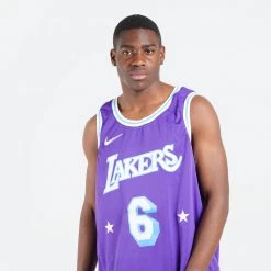 Nike Dri-FIT NBA Lebron James Los Angeles Lakers City Edition Swingman Ανδρική Φανέλα Μπάσκετ FIELD PURPLE/LEBRON JAMES -Lifestyle Ρούχα Εκπτώσεις nike lal mnk df swgmn jsy mmt 21 9