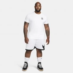 Nike LeBron Dri-FIT Ανδρικό T-Shirt WHITE -Lifestyle Ρούχα Εκπτώσεις nike lbj m nk df tee 15