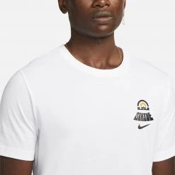 Nike LeBron Dri-FIT Ανδρικό T-Shirt WHITE -Lifestyle Ρούχα Εκπτώσεις nike lbj m nk df tee 8