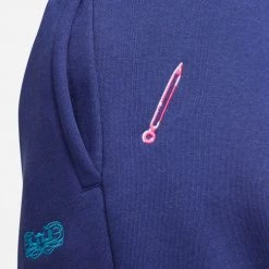 Nike LeBron Fleece Ανδρικό Παντελόνι Φόρμας DEEP ROYAL BLUE/HTR/LASER BLUE -Lifestyle Ρούχα Εκπτώσεις nike lj m nk fleece pant 4