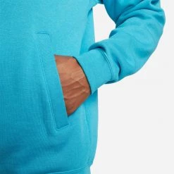 Nike LeBron Ανδρική Μπλούζα με Κουκούλα LASER BLUE/HTR/DEEP ROYAL BLUE -Lifestyle Ρούχα Εκπτώσεις nike lj m nk hoodie po 4
