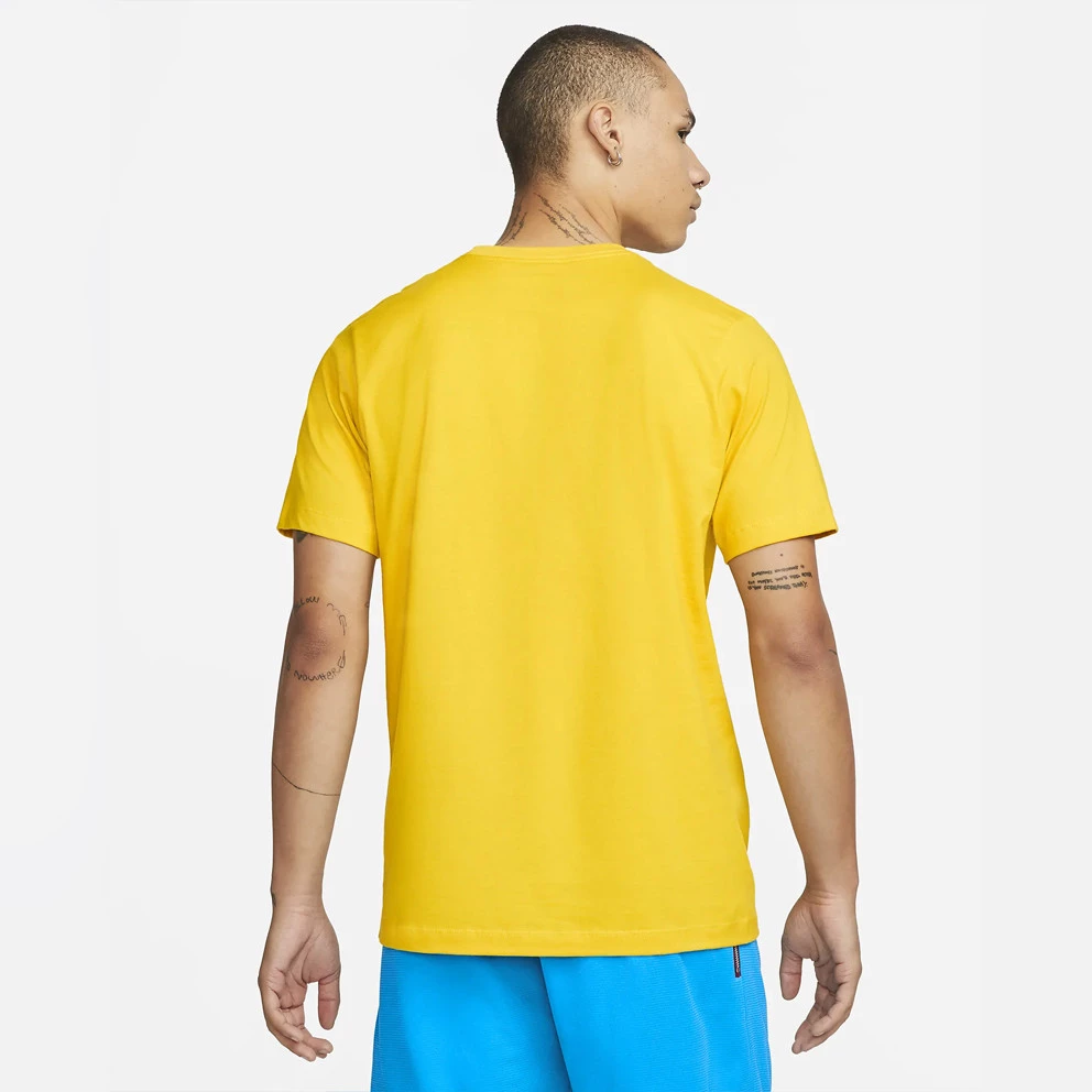 Nike Basketball Ανδρικό T-Shirt VIVID SULFUR 4 Nike Basketball Ανδρικό T-Shirt VIVID SULFUR - Image 2