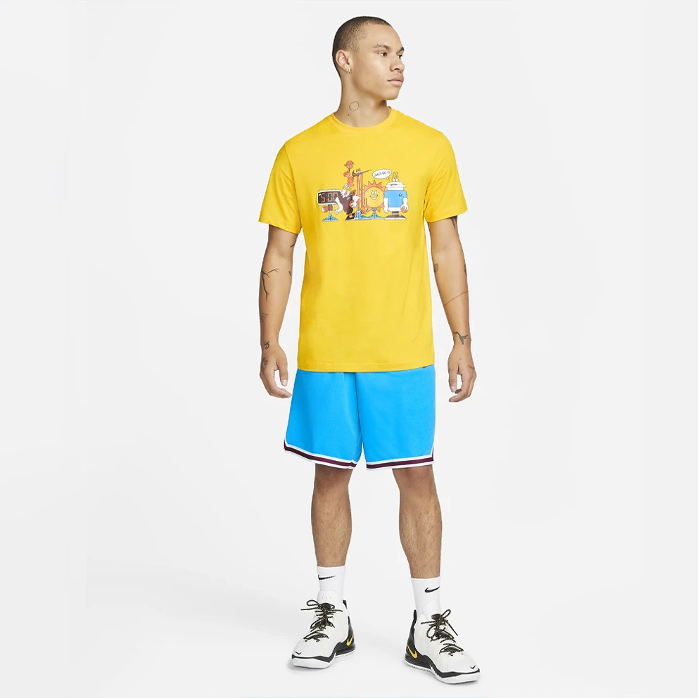 Nike Basketball Ανδρικό T-Shirt VIVID SULFUR 6 Nike Basketball Ανδρικό T-Shirt VIVID SULFUR - Image 4