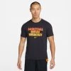Nike Dri-FIT Ανδρικό T-Shirt Black 1 Nike Dri-FIT Ανδρικό T-Shirt Black -Lifestyle Ρούχα Εκπτώσεις nike m nk df bfast verb ss tee