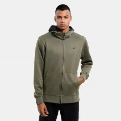 Nike Dri-FIT Showtime Full-Zip Basketball Ανδρική Ζακέτα MEDIUM OLIVE/BLACK/BLACK