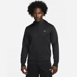 Nike Dri-FIT Showtime Full-Zip Basketball Ανδρική Ζακέτα BLACK/BLACK/WHITE